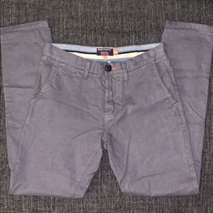 Superdry Intl Slim Grey Pants, Almost Brand New!